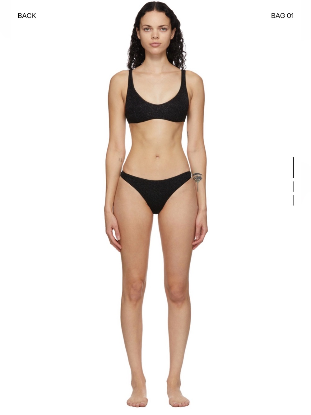 Oseree black Lumiere sporty bikini